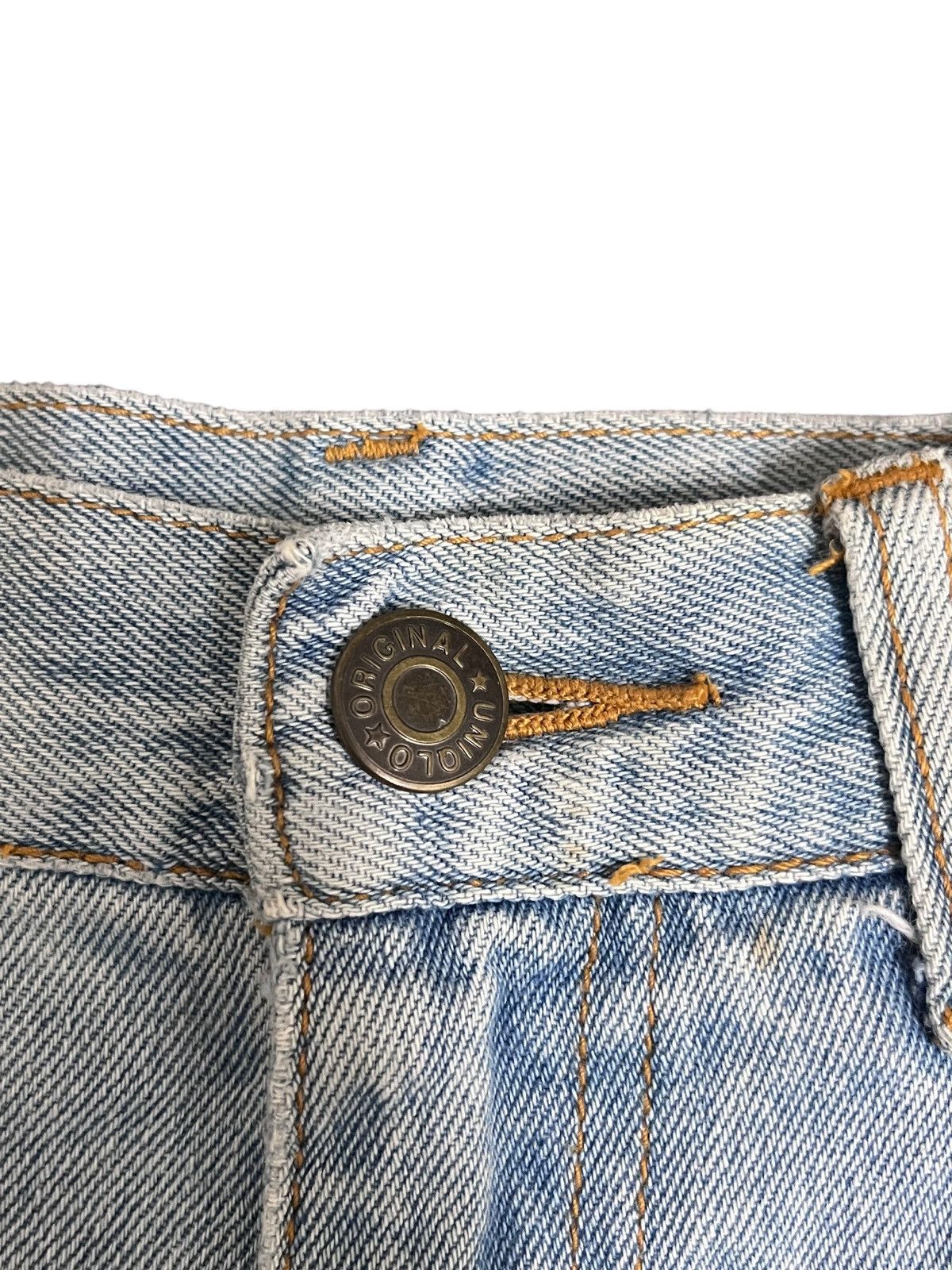 Uniqlo Vintage 90’s Uniqlo Paintbrush Art Style Jeans Size US 31 - 8 Thumbnail