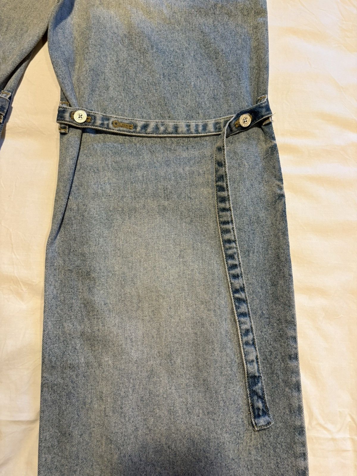 Courreges Courreges bondage details denim pants. Size US 29 - 5 Thumbnail