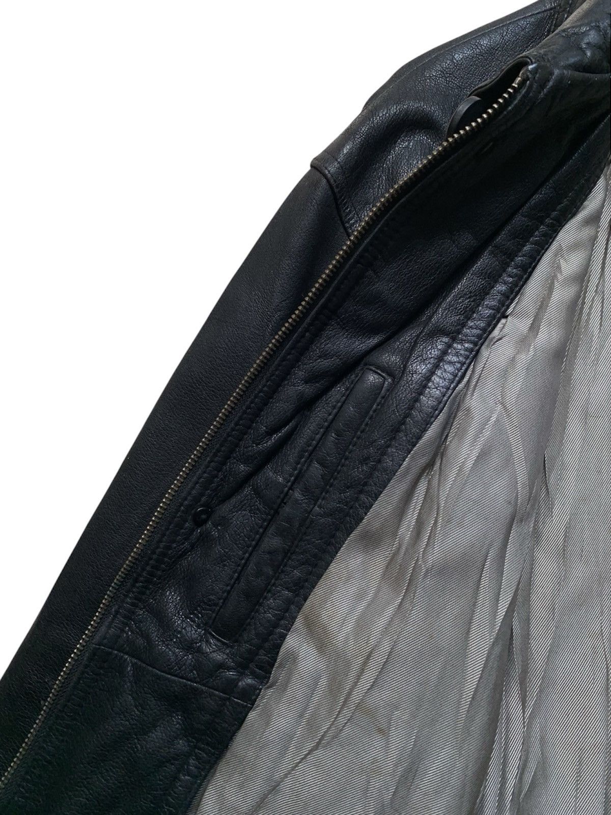 Yves Saint Laurent Viyves saint laurent pour homme sheepskin leather jacket Size US L / EU 52-54 / 3 - 7 Thumbnail