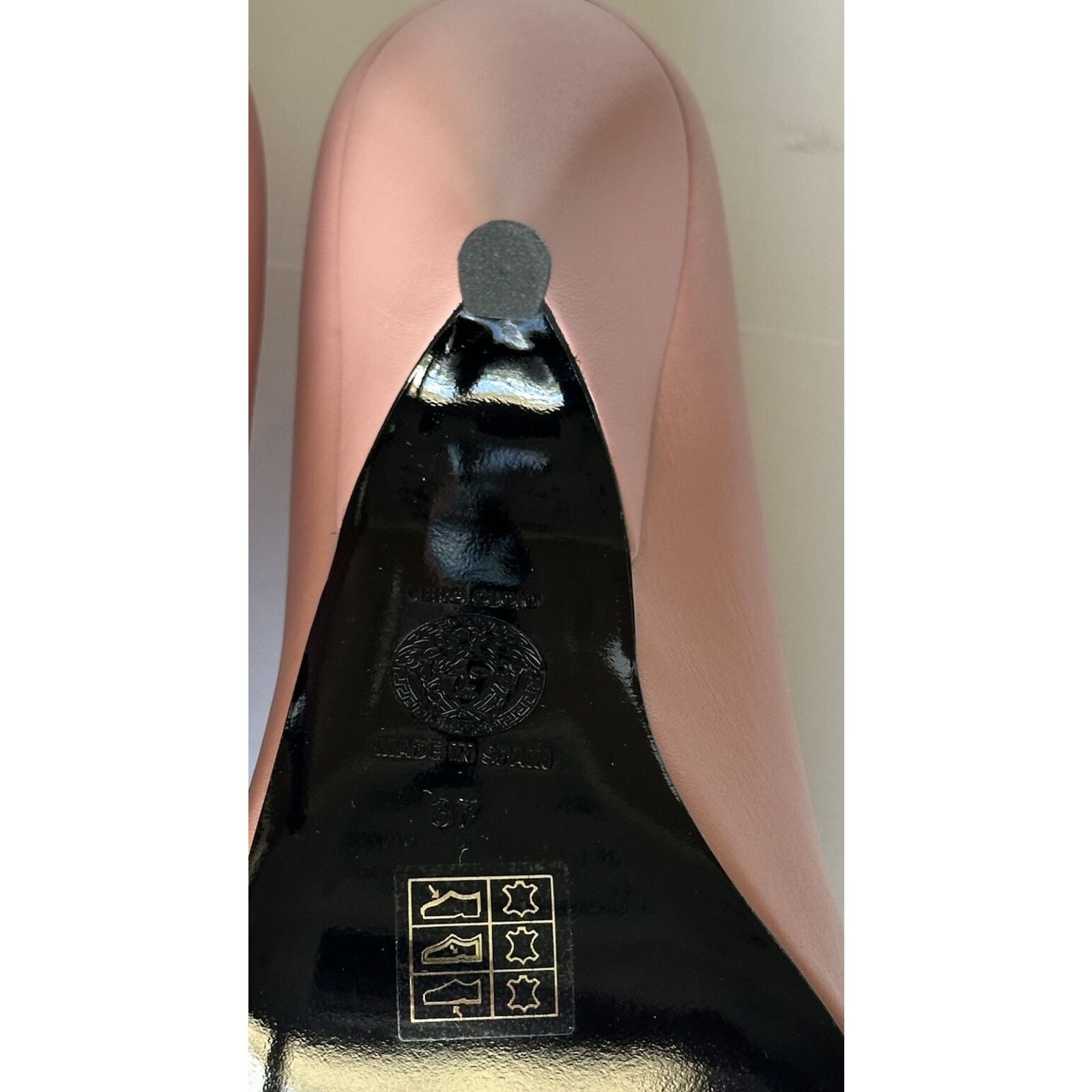 Versace Versace Women's Leather Pump Shoes Dark Rose 7 US 1014744 Size US 7 / IT 37 - 13 Thumbnail