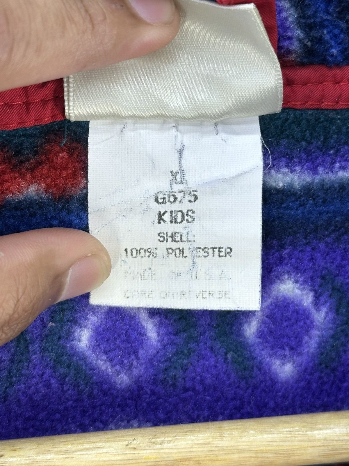 L.L. Bean Vintage 90’s L.L Bean Geo Print Fleece Pullover Jacket Size US M / EU 48-50 / 2 - 12 Thumbnail
