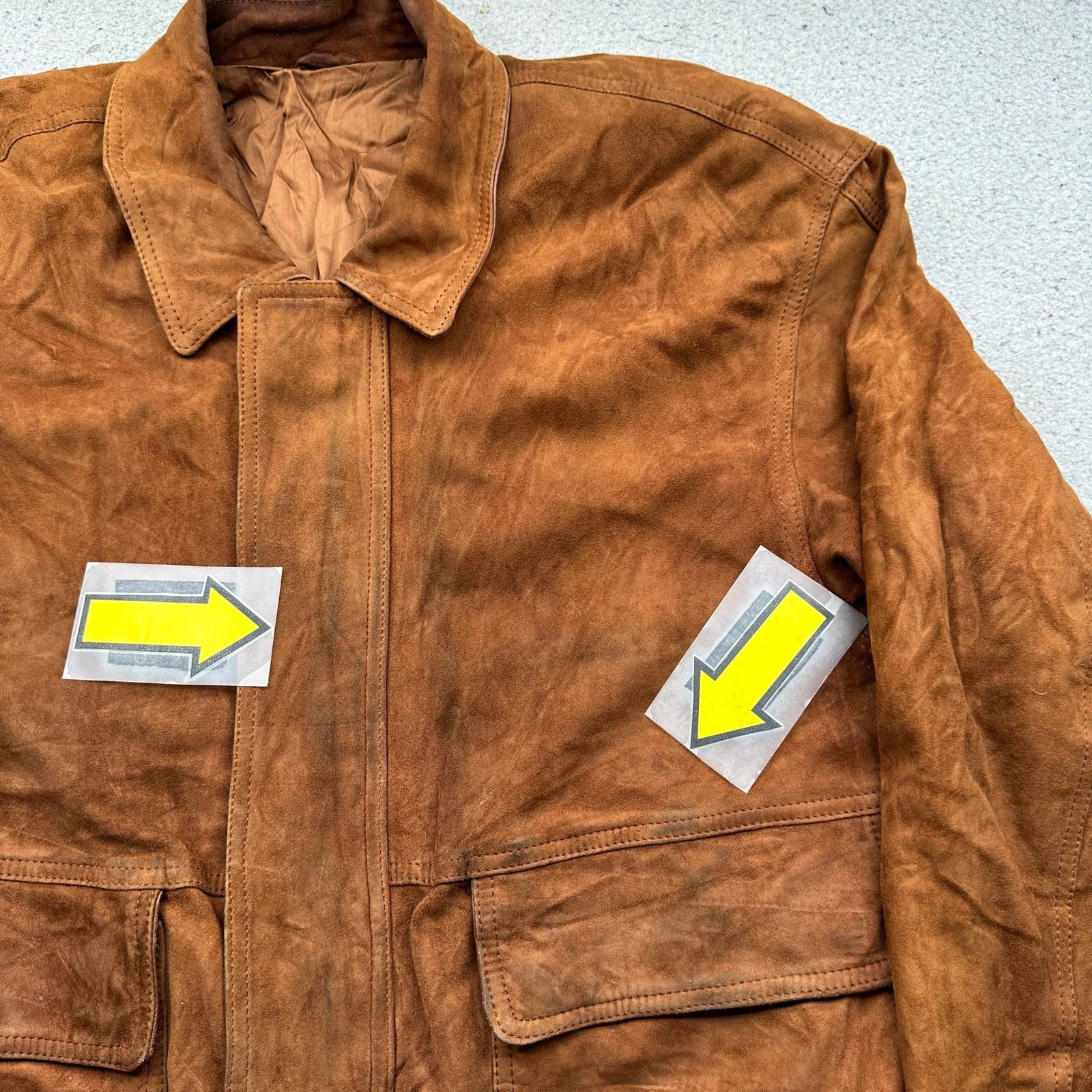 Bruno Magli Vintage Bruno Magli Bomber Suede Leather Jacket 38 Medium Size US M / EU 48-50 / 2 - 6 Thumbnail
