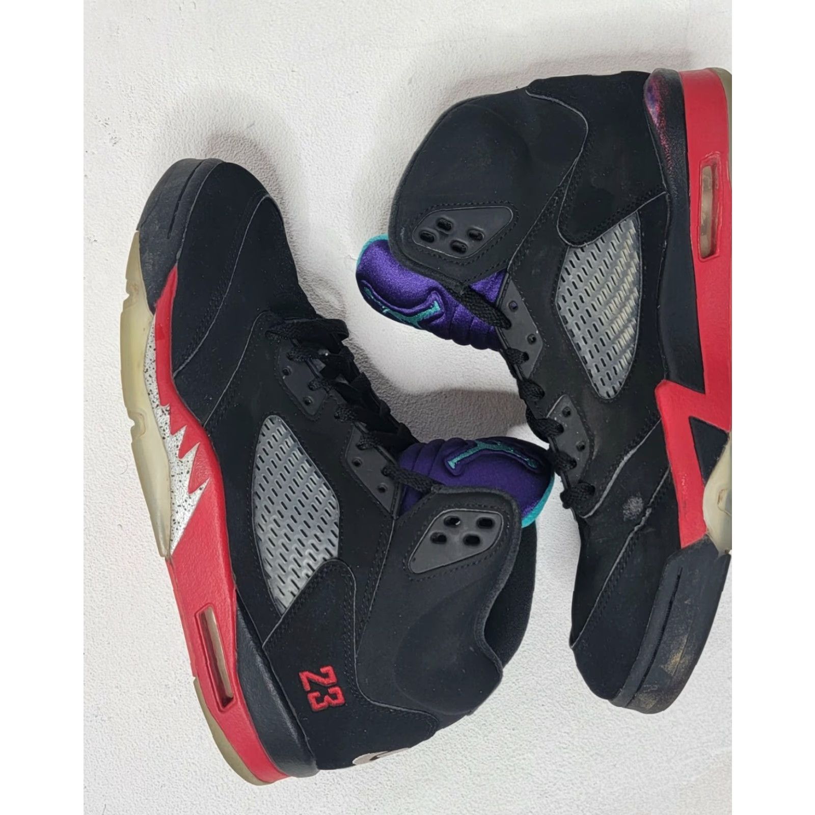 Jordan Brand Jordan 5 Retro Top 3 Men's Size 11.5 CZ1786-001 Athletic Sneaker Black Retro Air Jordan 5 Men Shoes Size US L / EU 52-54 / 3 - 4 Thumbnail
