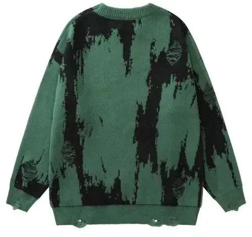 Aran Isles Knitwear Hip Hop Ripped Sweaters Grunge Size US L / EU 52-54 / 3 - 2 Thumbnail