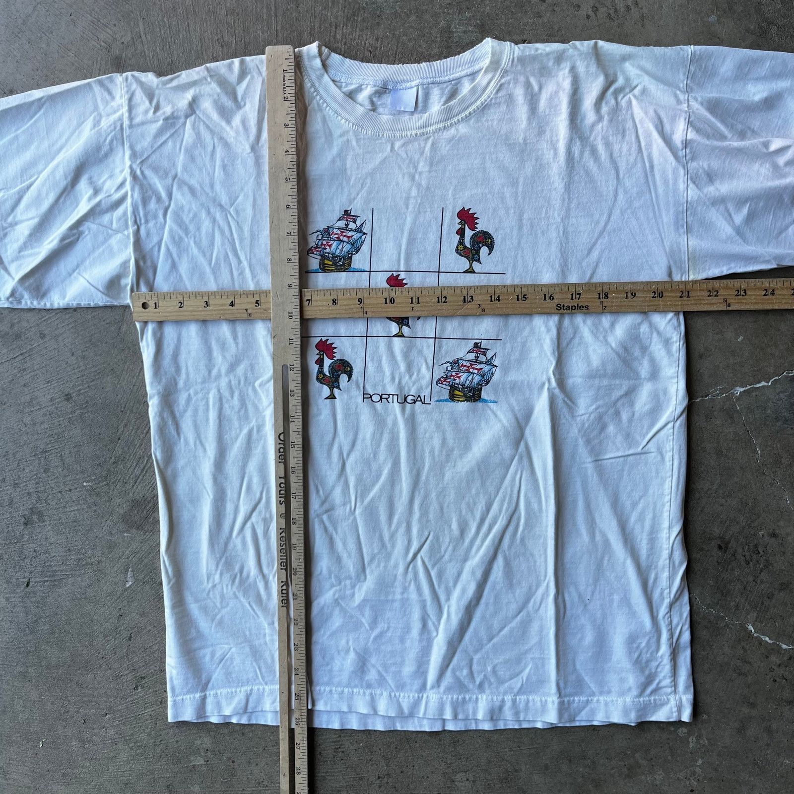 Vintage Vintage Portugal Tourist T-Shirt Barcelos Rooster Ship L Size US L / EU 52-54 / 3 - 3 Thumbnail