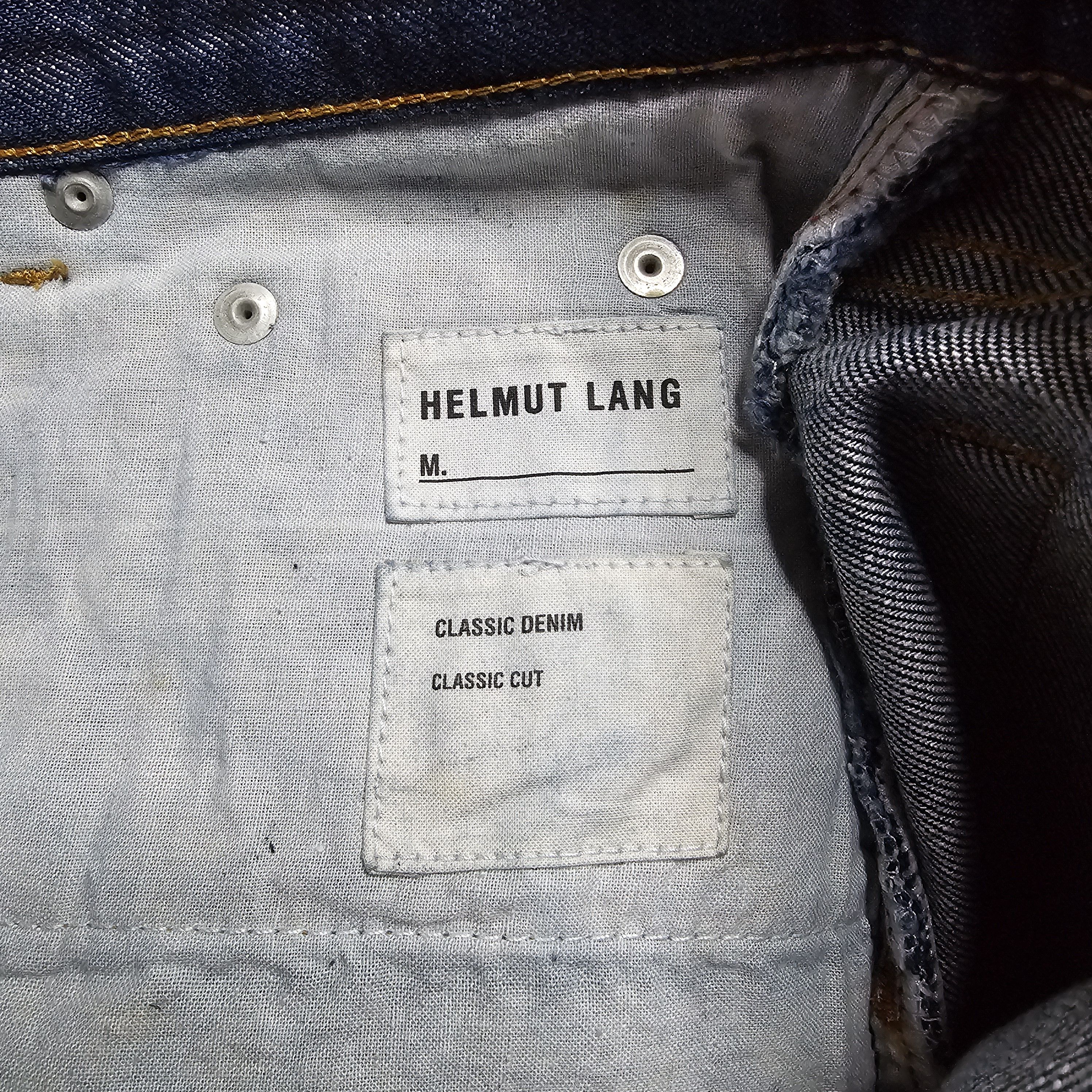 Helmut Lang Helmut Lang - Archive Classic Cut Denim Jeans Size US 29 - 8 Thumbnail