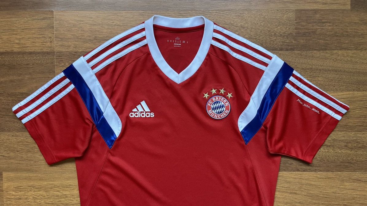 Adidas × Vintage BAYERN ADIDAS 2014/2015 FOOTBALL SOCCER TRAINING JERSEY Size US M / EU 48-50 / 2 - 2 Thumbnail