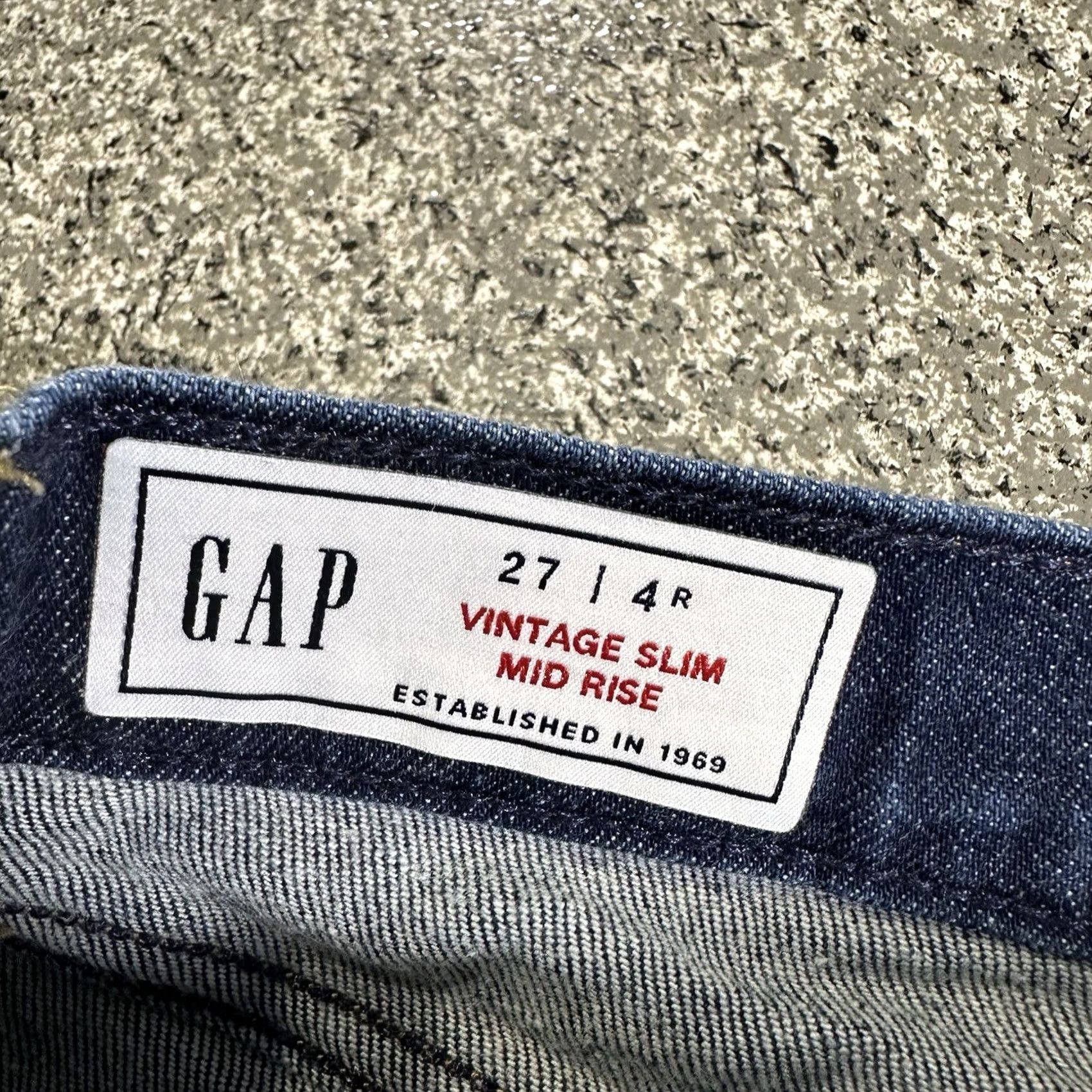 Gap Gap Jeans Womens 4 Slim Mid Rise Ankle Denim 27x26 Regular Blue 98% Cotton 2% Spandex 5-Pocket Womens Jeans 90s Style? No Size 27" / US 4 / IT 40 - 4 Thumbnail