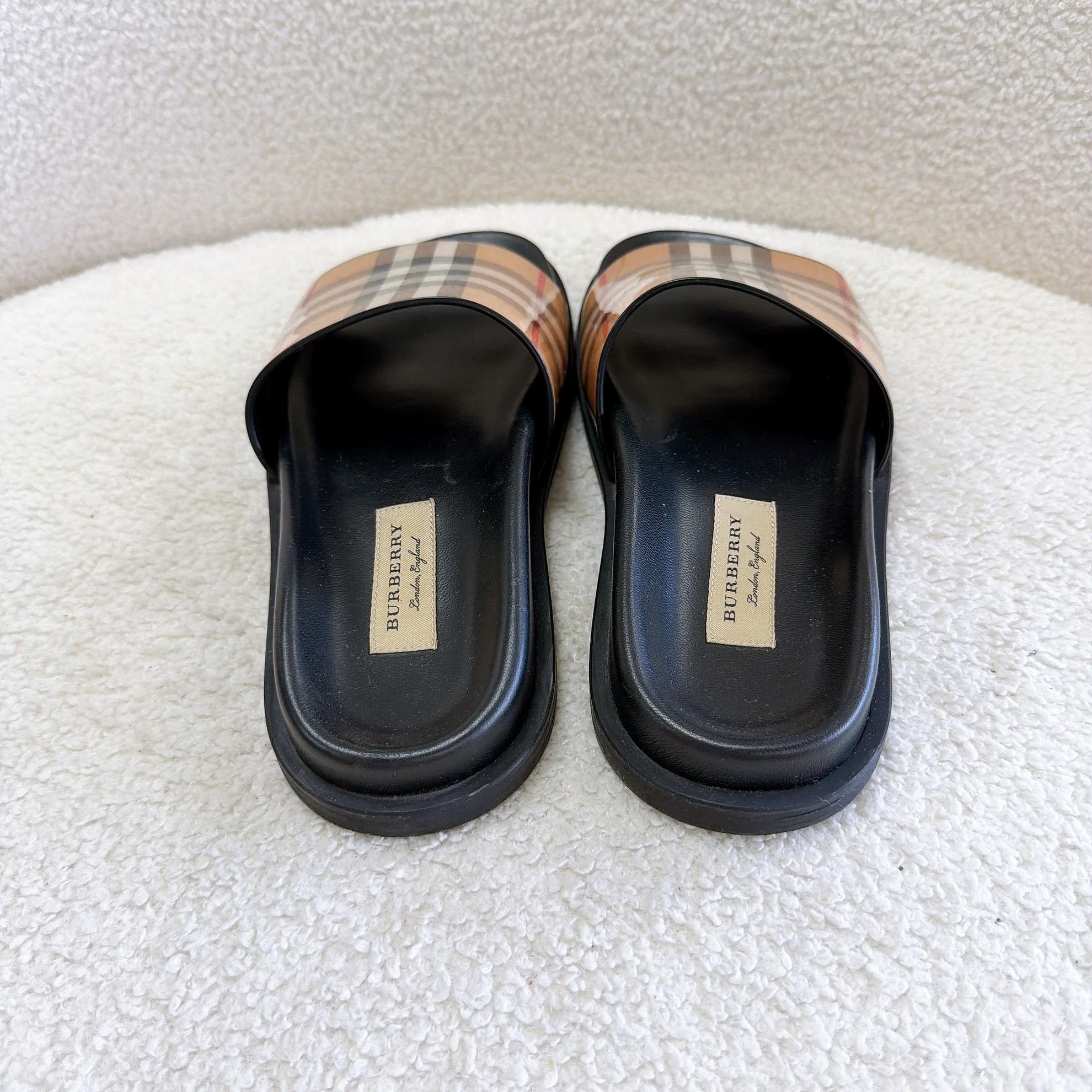 Burberry Burberry Horseferry Check Slippers Women's 35 Size US 4.5 / IT 34.5 - 4 Thumbnail