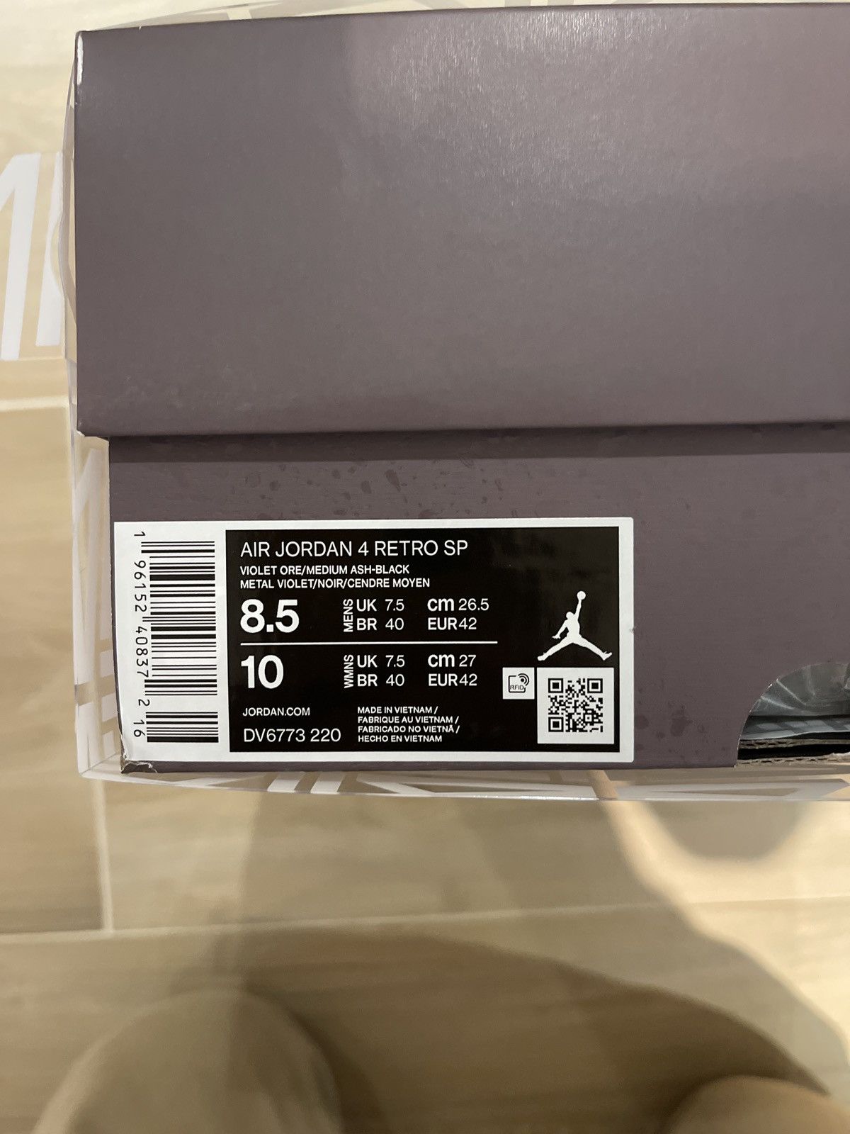 A Ma Maniere × Nike A ma maniere x nike Jordan 4 Size US 8.5 / EU 41-42 - 8 Thumbnail