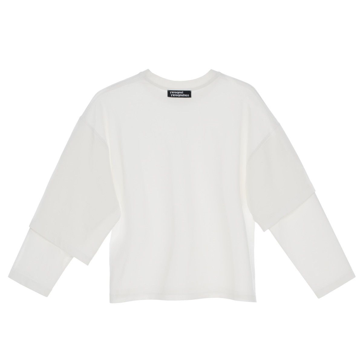 Designer 9.12tc/ Longsleeve with extra asymmetrical t-shirt sleeve Size S / US 4 / IT 40 - 2 Thumbnail