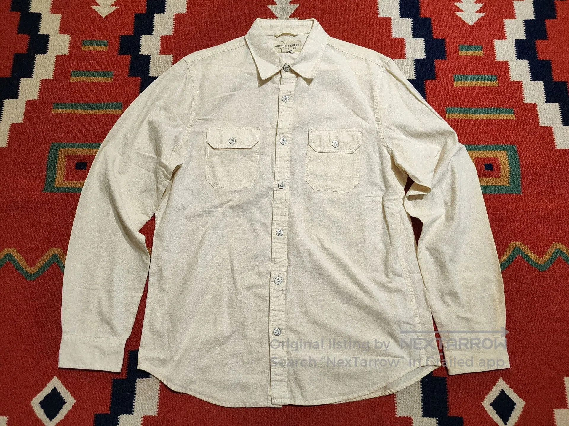 RRL Ralph Lauren Vintage RRL Tribal Patterned Shirt. Size US L / EU 52-54 / 3 - 2 Thumbnail