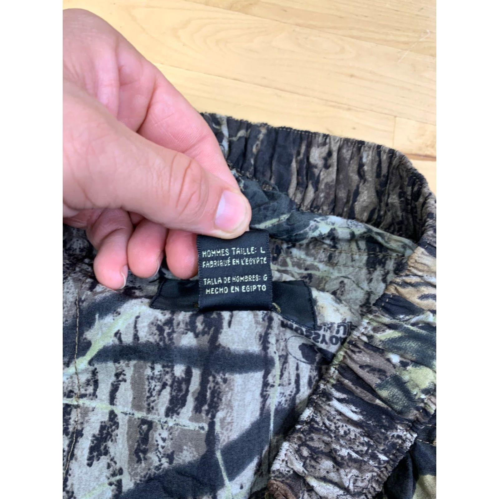 Vintage Red Head Pants Mens L Outdoor Belted Convertible Camo 12633 Size US 33 - 3 Thumbnail