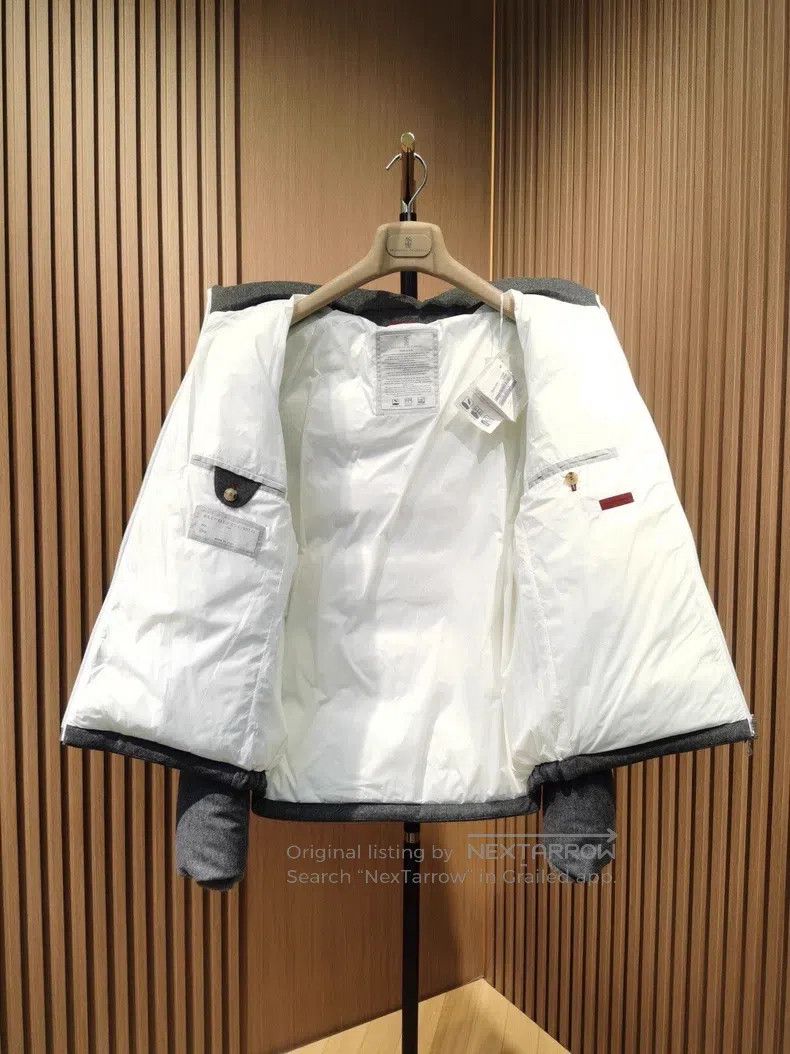 Brunello Cucinelli Brunello Cucinelli Wool flannel down jacket Size US S / EU 44-46 / 1 - 3 Thumbnail