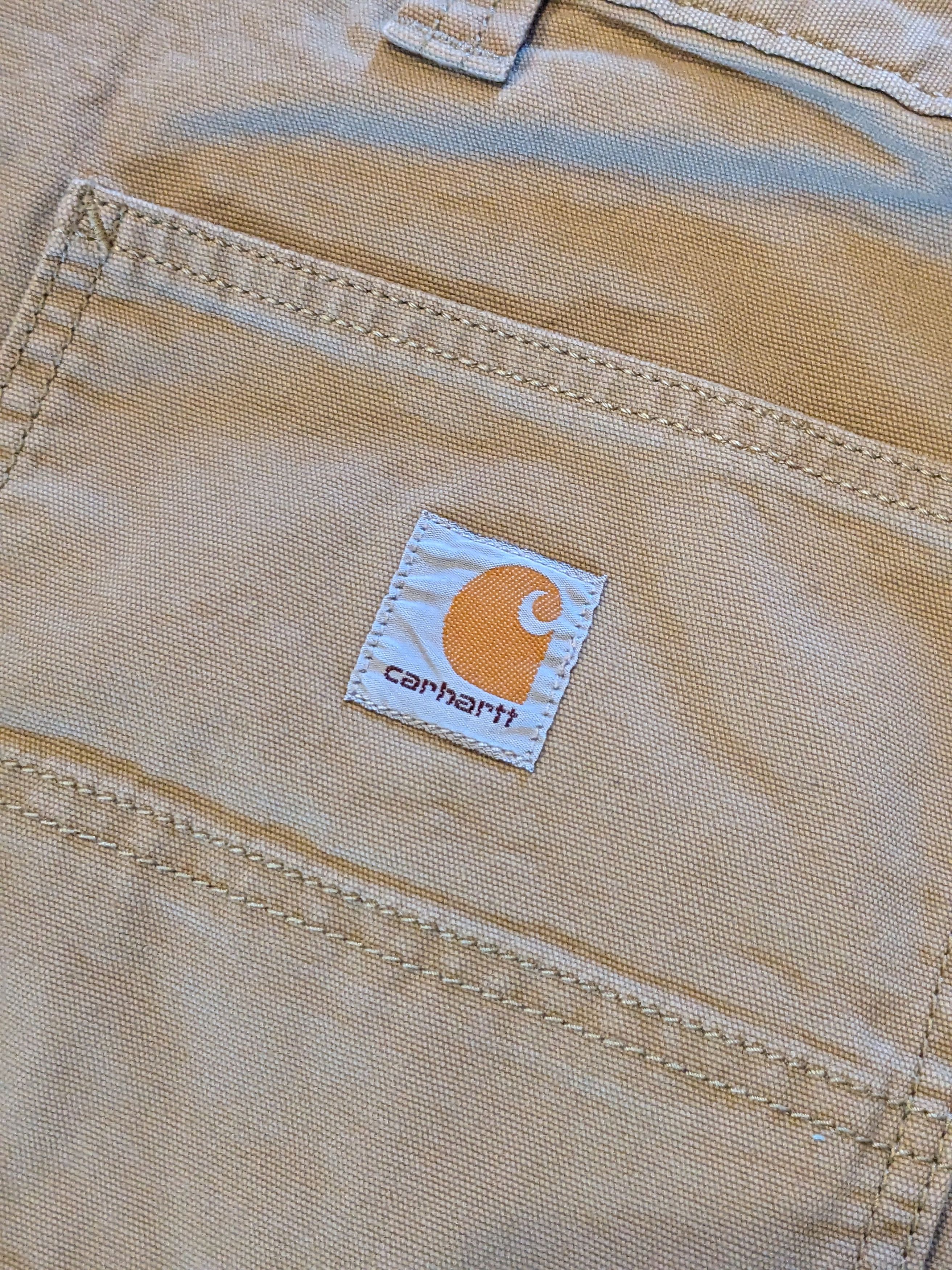 Carhartt × Designer Carhartt 46 x 30 Tan Brown Relaxed Fit Pants Size US 44 / EU 60 - 2 Thumbnail