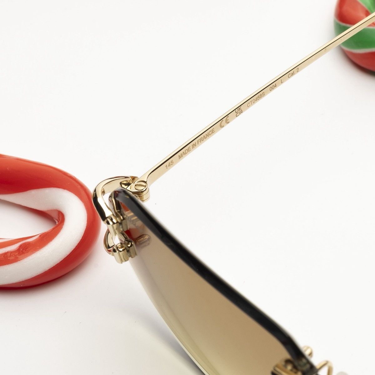 Cartier CARTIER CT0468S 004 SUNGLASSES Size ONE SIZE - 3 Thumbnail
