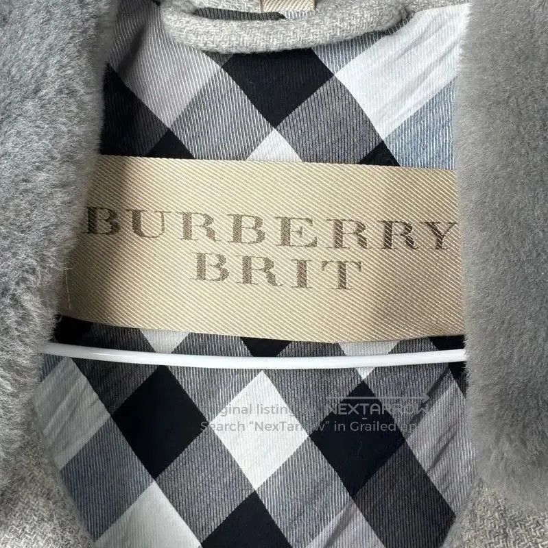 Burberry Burberry Grey Wool Women's Cardigan. Size S / US 4 / IT 40 - 4 Thumbnail