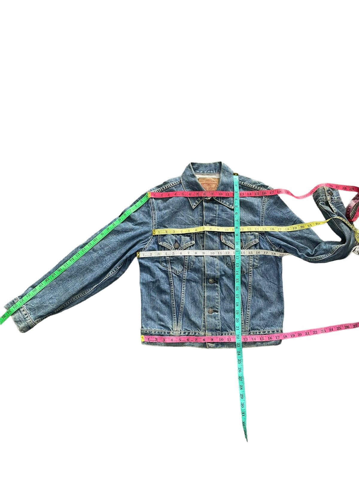 Levi's Vintage 1993 Levis 557 E Denim Jacket Size US M / EU 48-50 / 2 - 15 Thumbnail