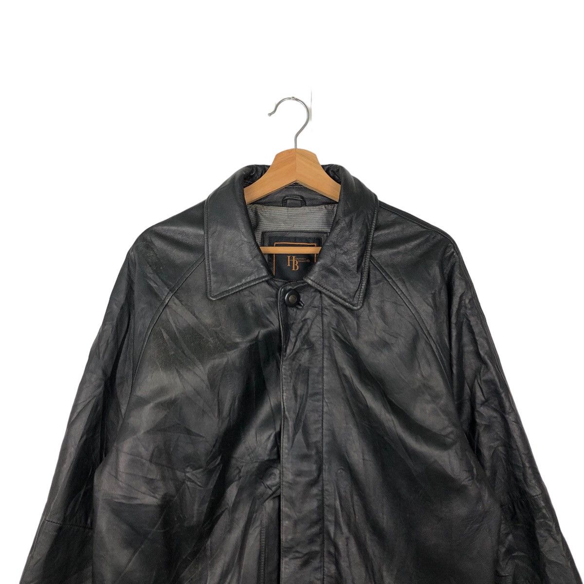 VINTAGE SOFT LEATHER LONG JACKET HUMPHREY BOGART JAPAN