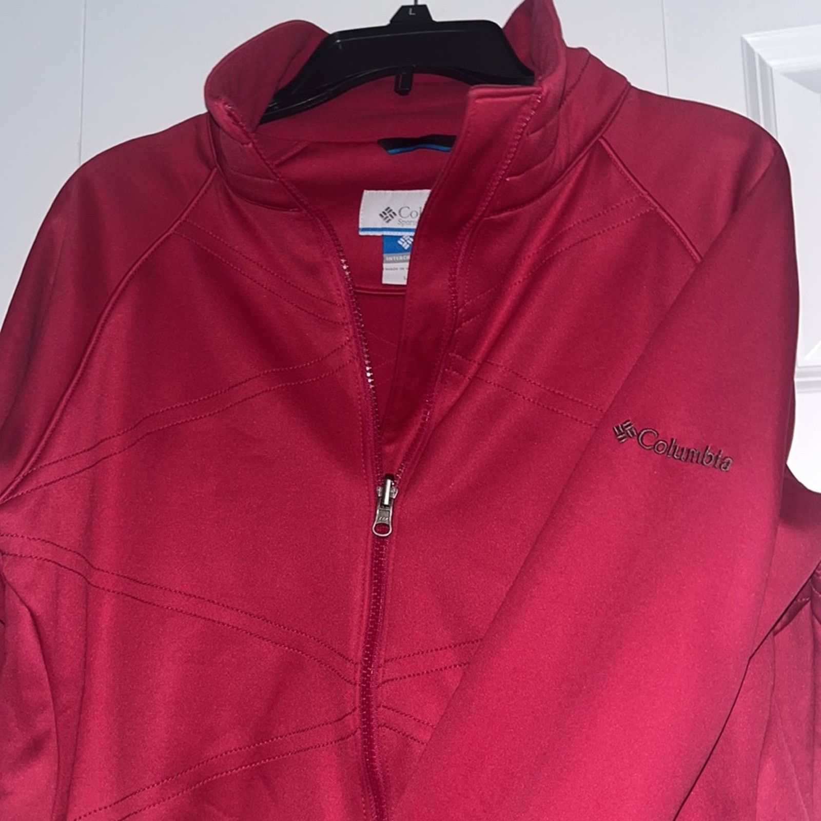 Columbia Columbia Interchange Soft Shell Full Zip Jacket- Pink Sz L Size L / US 10 / IT 46 - 4 Thumbnail