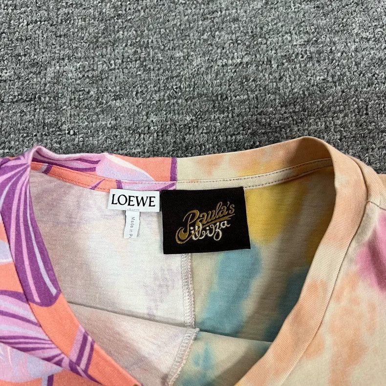 Loewe LOEWE Knitted, patchwork, asymmetrical short-sleeved T-shi Size M / US 6-8 / IT 42-44 - 5 Thumbnail