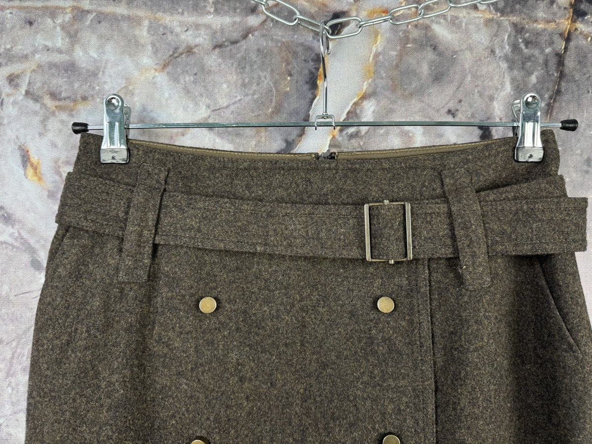 Max Mara Max Mara Wool Wrap Skirt Womens Brown Size Usa 6 Size 28" / US 6 / IT 42 - 2 Thumbnail