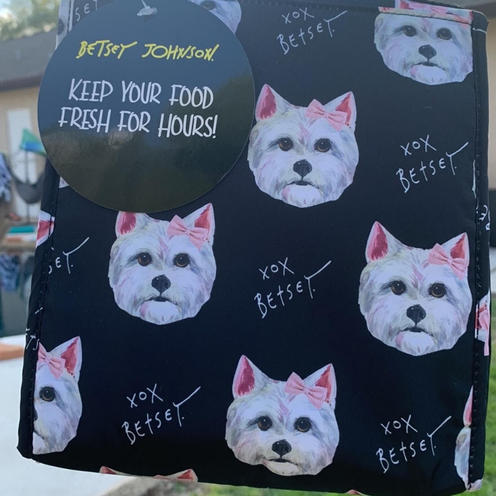 Other Betsey Johnson Lunch Tote with Westie Dog Print Size ONE SIZE - 4 Thumbnail