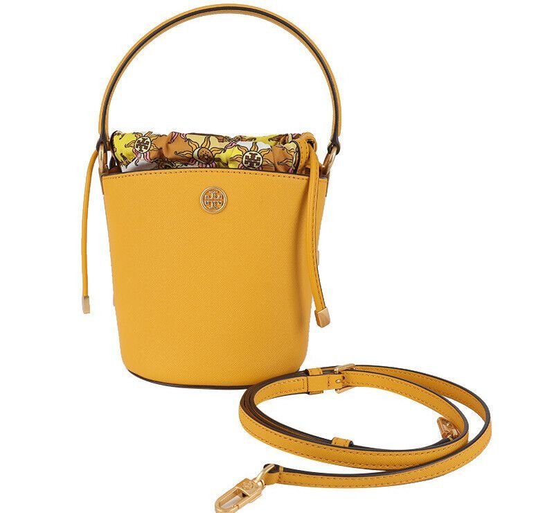 Tory Burch Emerson Mini Bucket Bag Yellow Size ONE SIZE - 1 Thumbnail