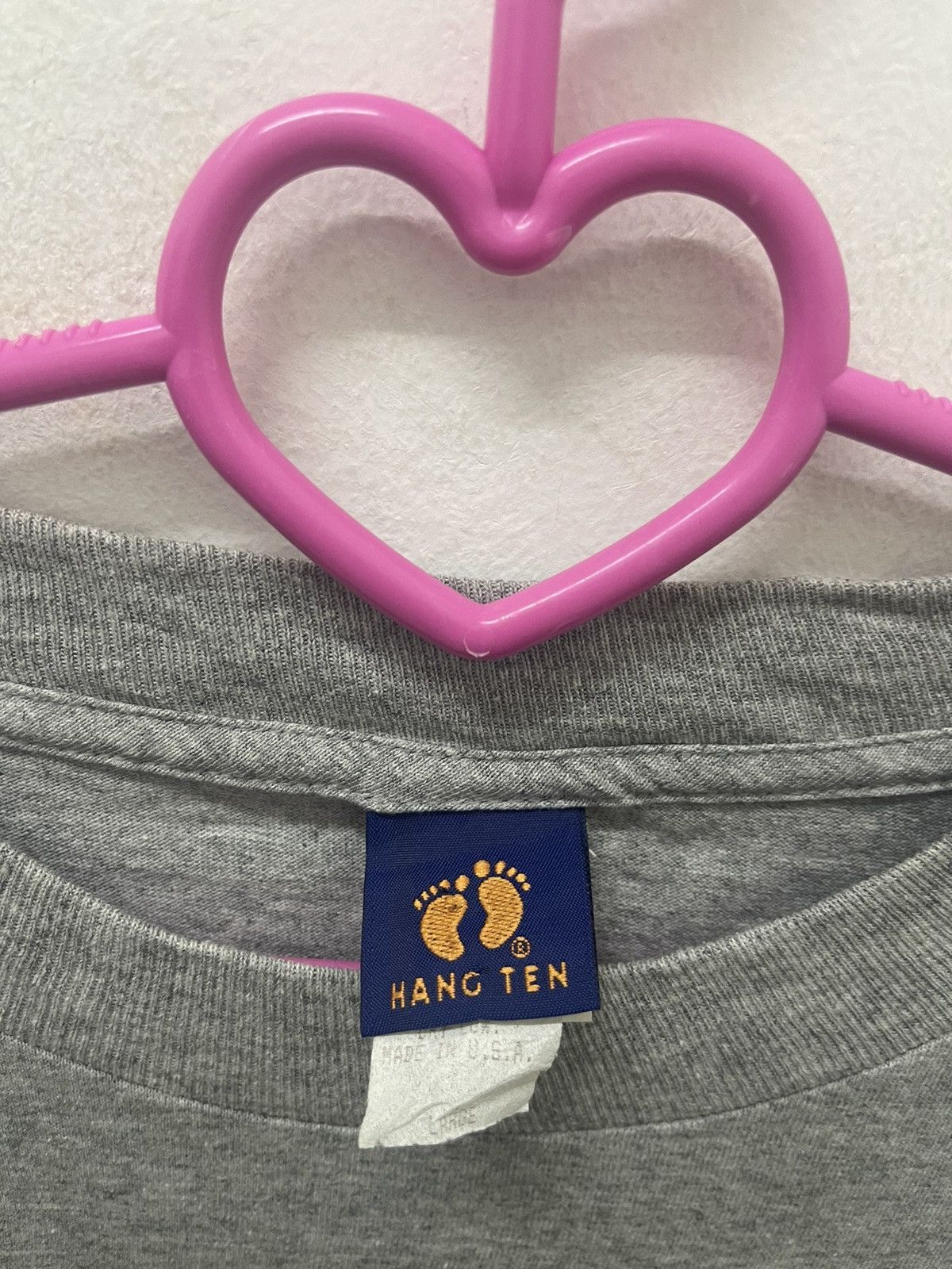 Hang Ten Rare Vintage HANG TEN Spell Out Big Logo Made in USA Size US L / EU 52-54 / 3 - 3 Thumbnail