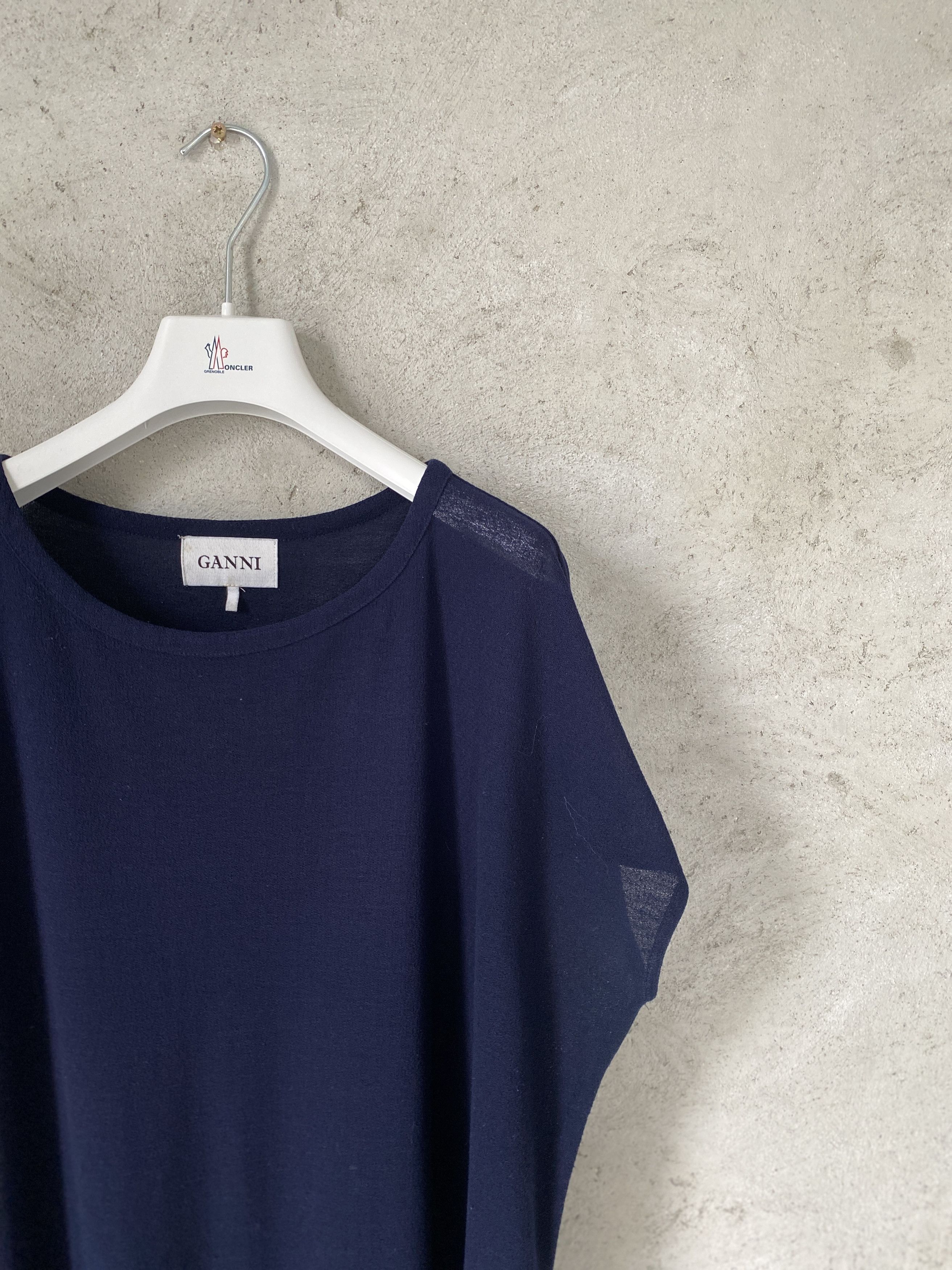 Ganni Ganni casual navy dress Size M / US 6-8 / IT 42-44 - 2 Thumbnail