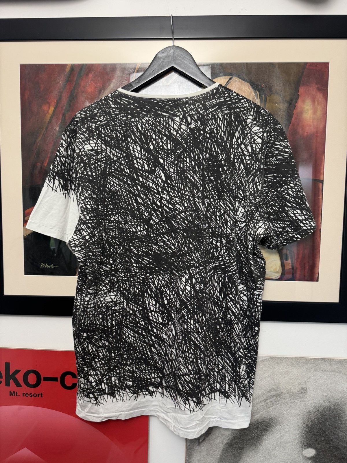 Balenciaga SS14 Archive Balenciaga Graffiti Noise Print Tee Archive Size US XL / EU 56 / 4 - 2 Thumbnail