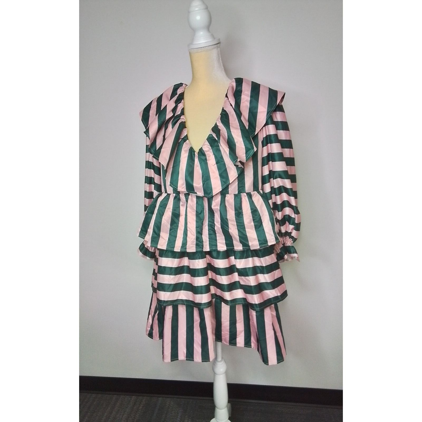 Crosby Square Crosby x Venita Aspen Dress Women's Large NWT Pink + Green Size L / US 10 / IT 46 - 2 Thumbnail