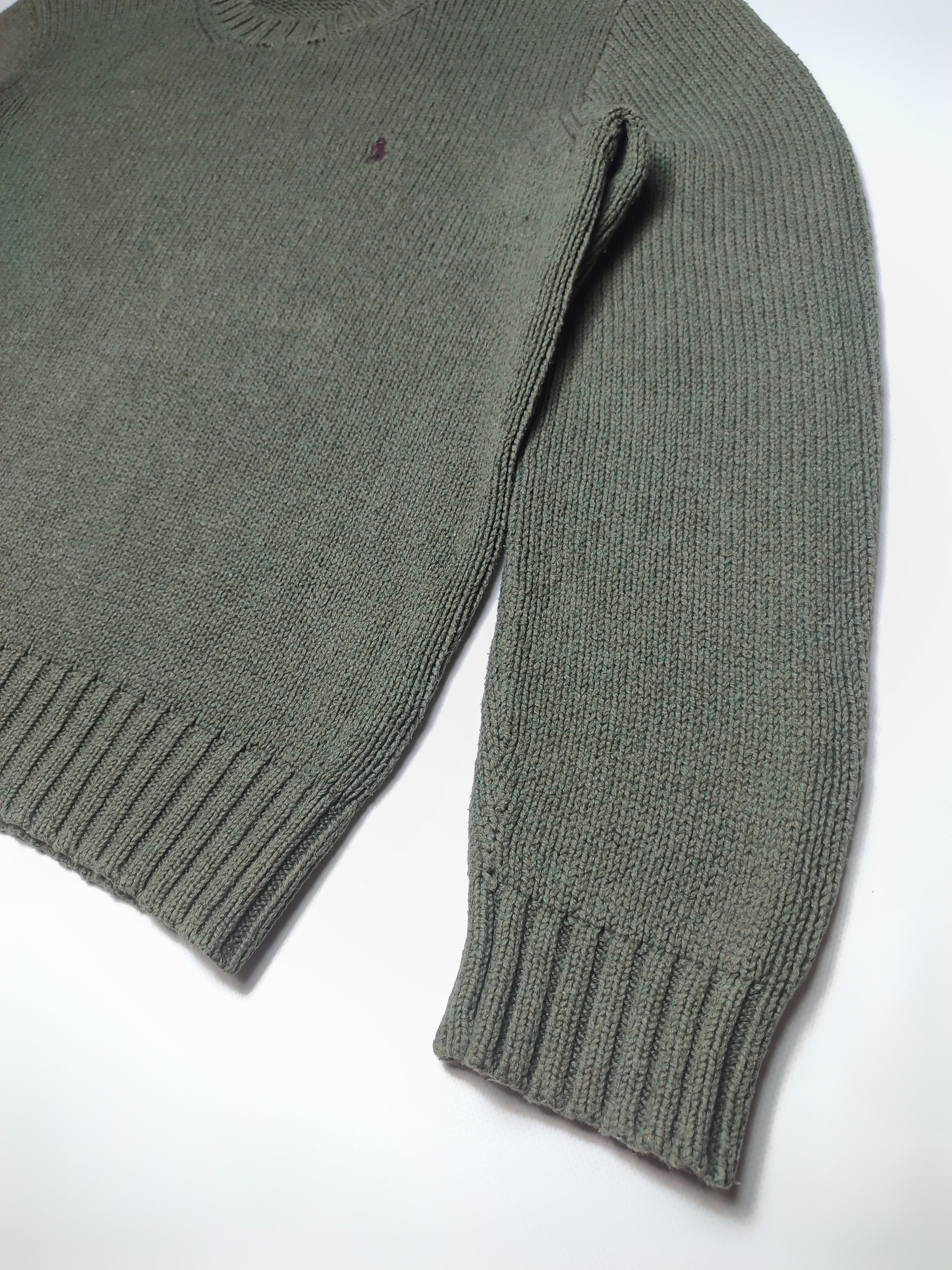 Polo Ralph Lauren Polo Ralph Knit Army Green Sweater Size US L / EU 52-54 / 3 - 15 Thumbnail