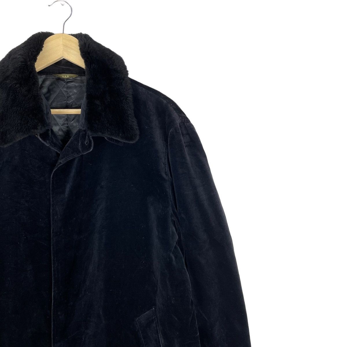 Velvet 🔥YOHJI YAMAMOTO A.A.R VELVET MOLESKIN FUR COLLAR JACKET Size US XL / EU 56 / 4 - 6 Thumbnail