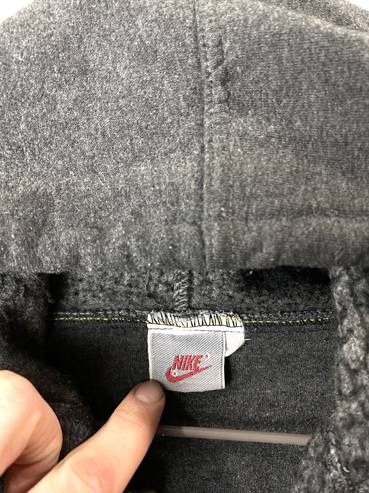 Nike 1990’s Nike Vintage Hoodie Embroidered N Logo Size US XL / EU 56 / 4 - 6 Thumbnail
