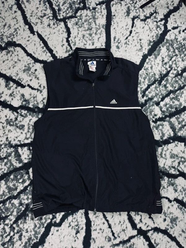 Adidas Vintage Adidas 90s Sports Vest Black White L Size US L / EU 52-54 / 3 - 1 Thumbnail