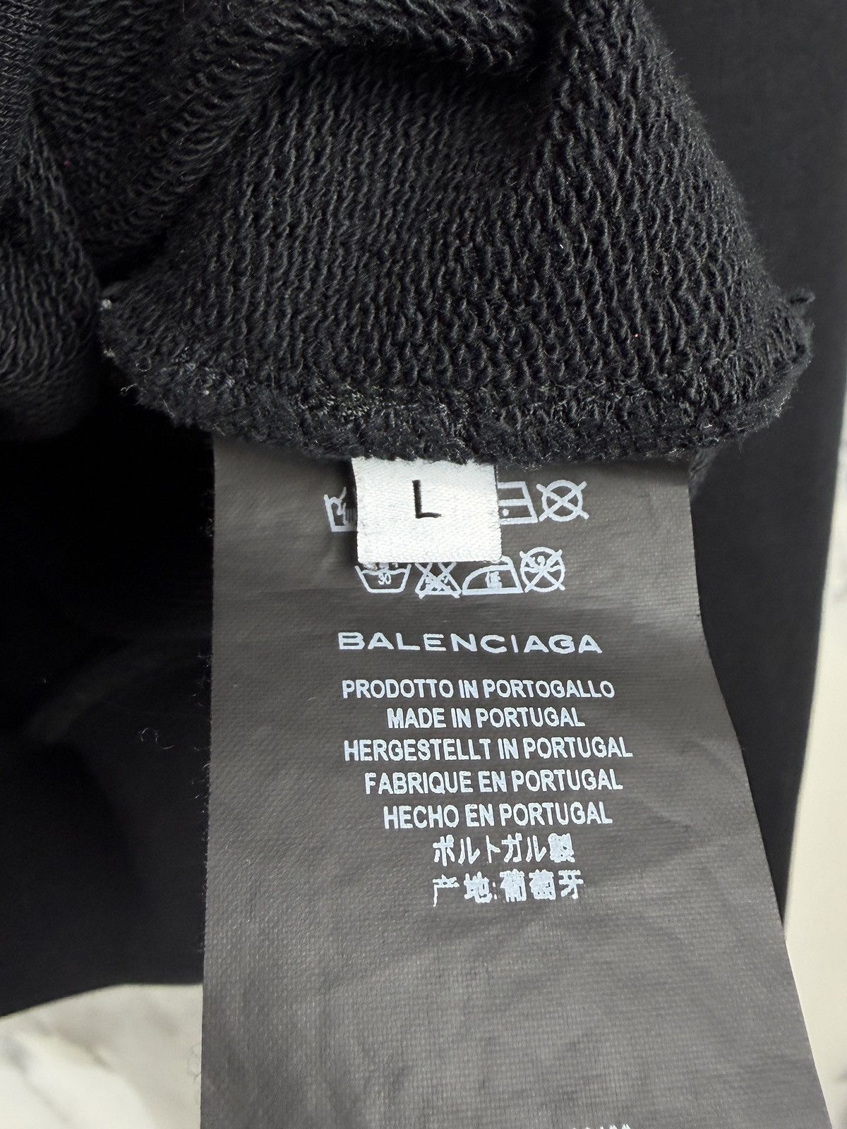 Balenciaga FW17 Balenciaga Paris Tourist Souvenir Hoodie Black Size US L / EU 52-54 / 3 - 5 Thumbnail