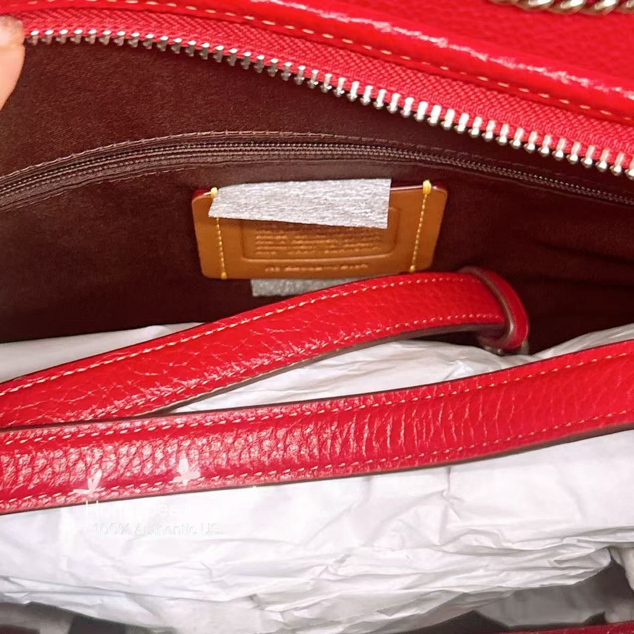 Coach Laurel Shoulder Bag With Mirror Charm And Pouch CBI94 Size ONE SIZE - 9 Thumbnail