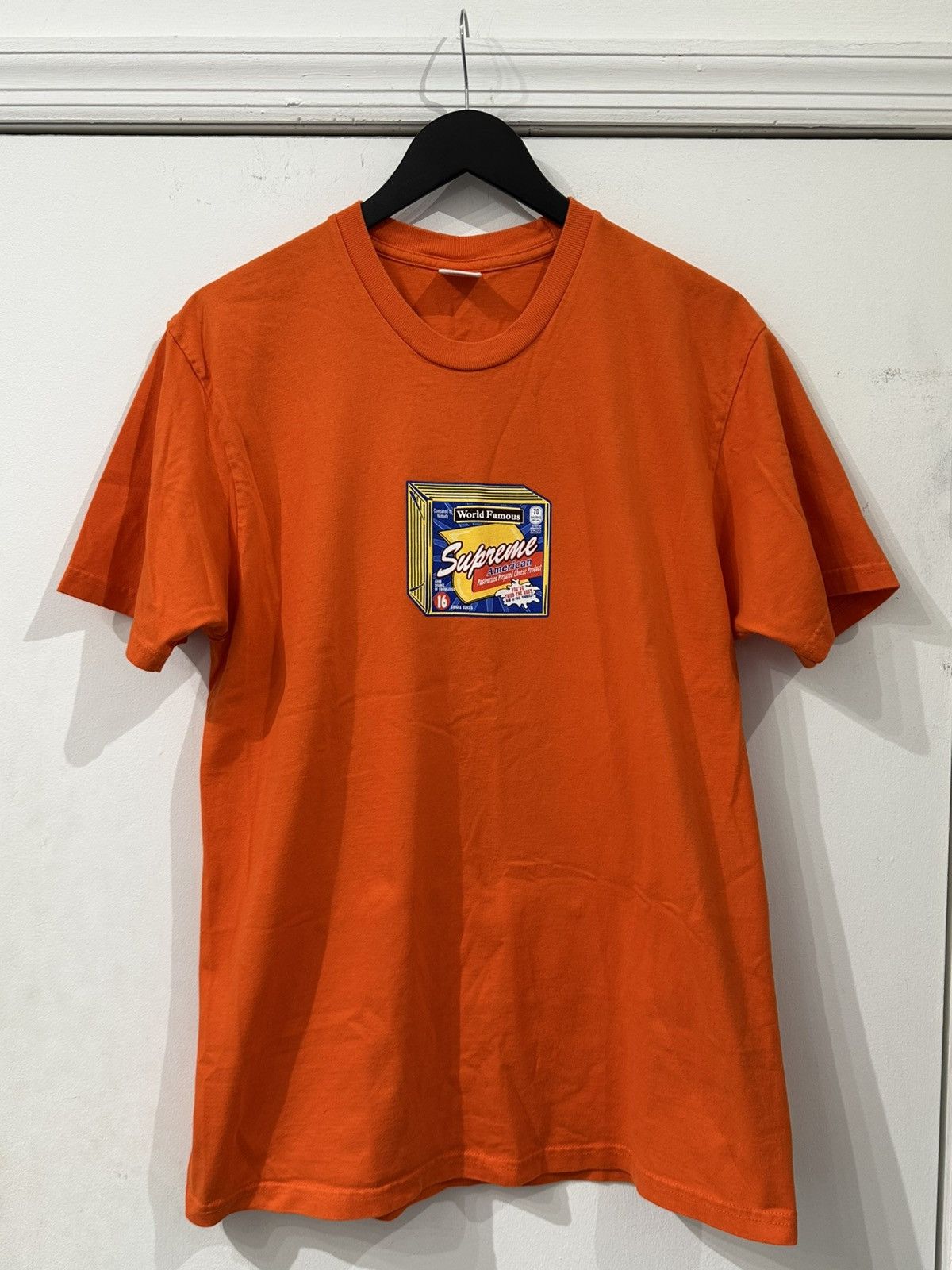 Supreme Orange on Orange Box Logo T-Shirt | Grailed