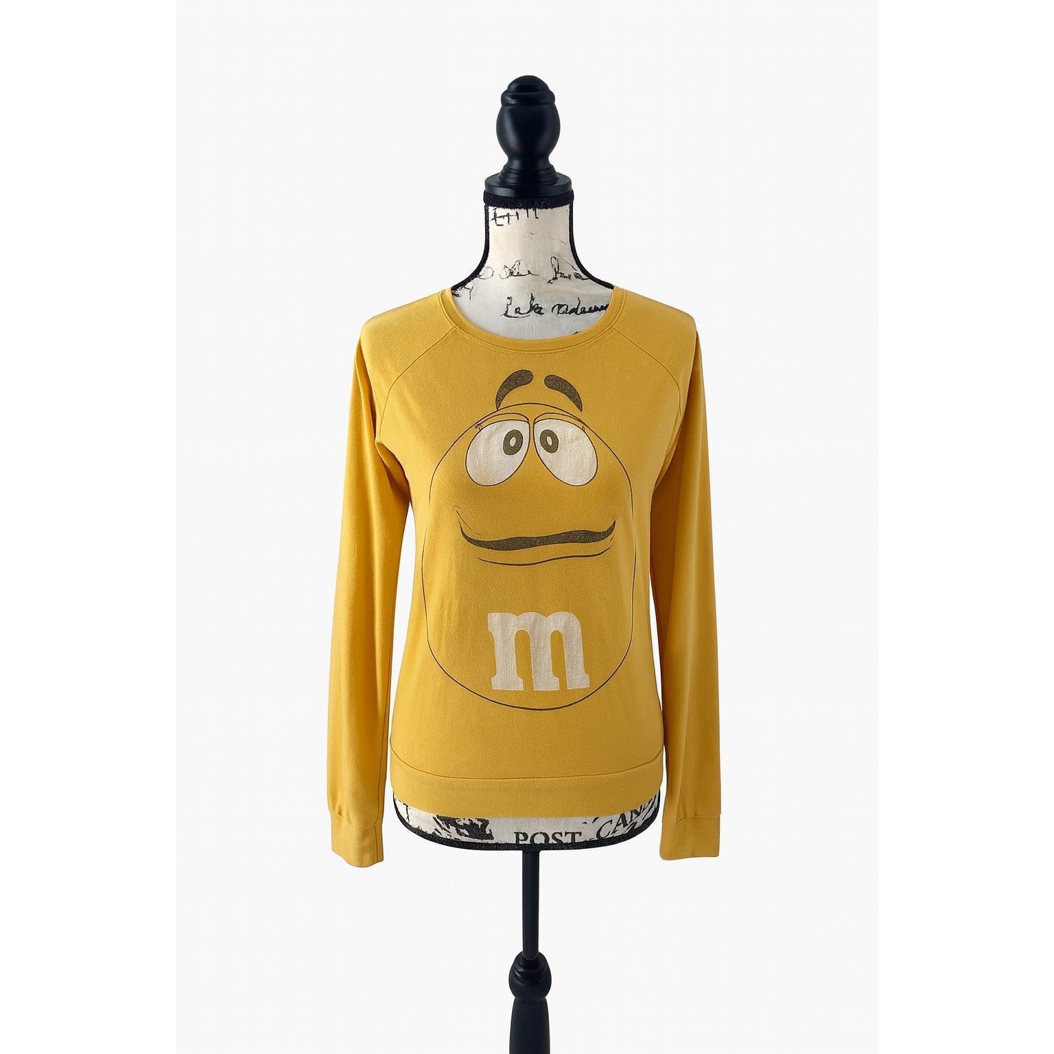 Other M&M’s Women’s Small Yellow Long Sleeve Graphic Tee | Charact Size S / US 4 / IT 40 - 1 Thumbnail