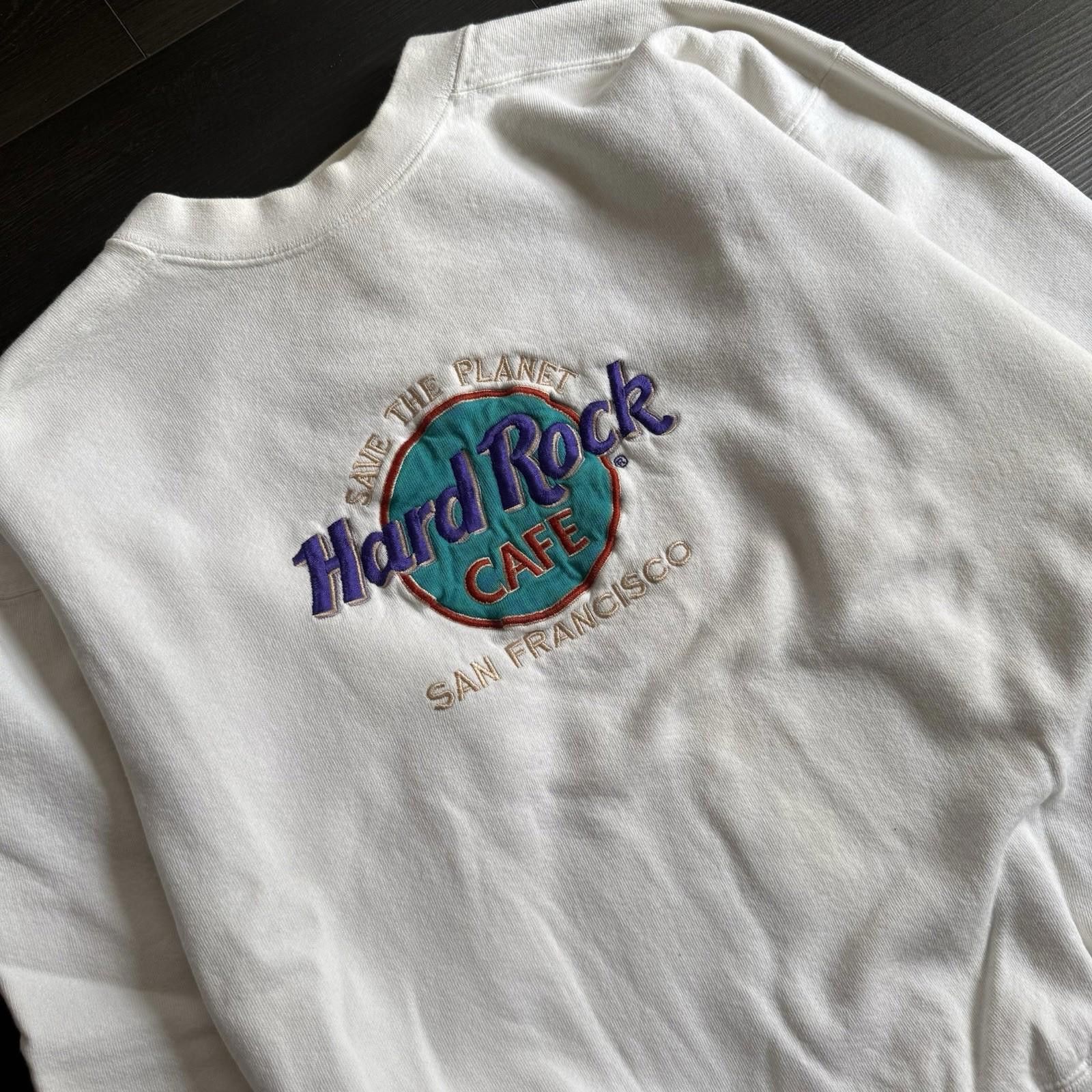 Vintage Vintage Hard Rock Cafe Crewneck Sweatshirt L San Francisco Size US L / EU 52-54 / 3 - 2 Thumbnail