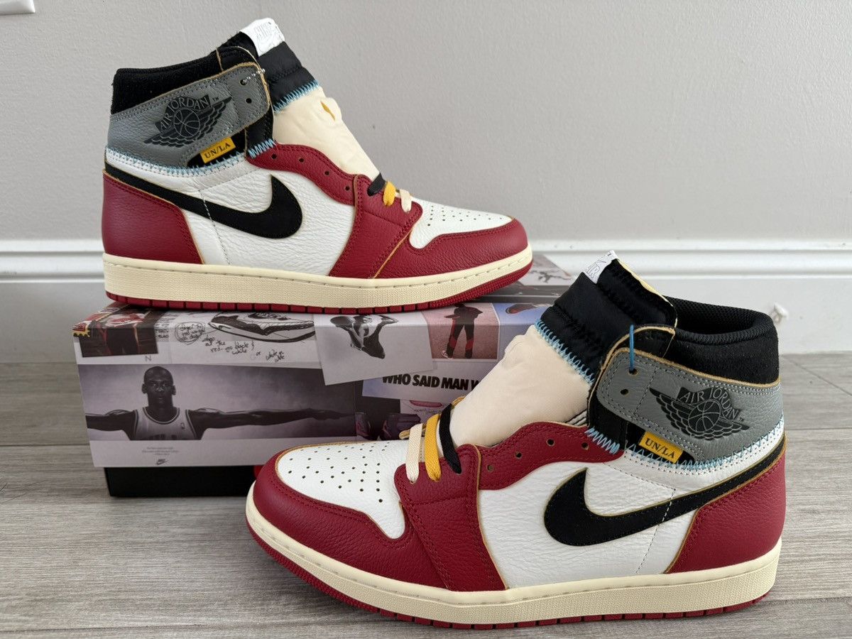 Jordan Brand × Union LA Union LA Air Jordan 1 Retro High Chicago Shadow Red Black 12 Size US 12 / EU 45 - 1 Thumbnail