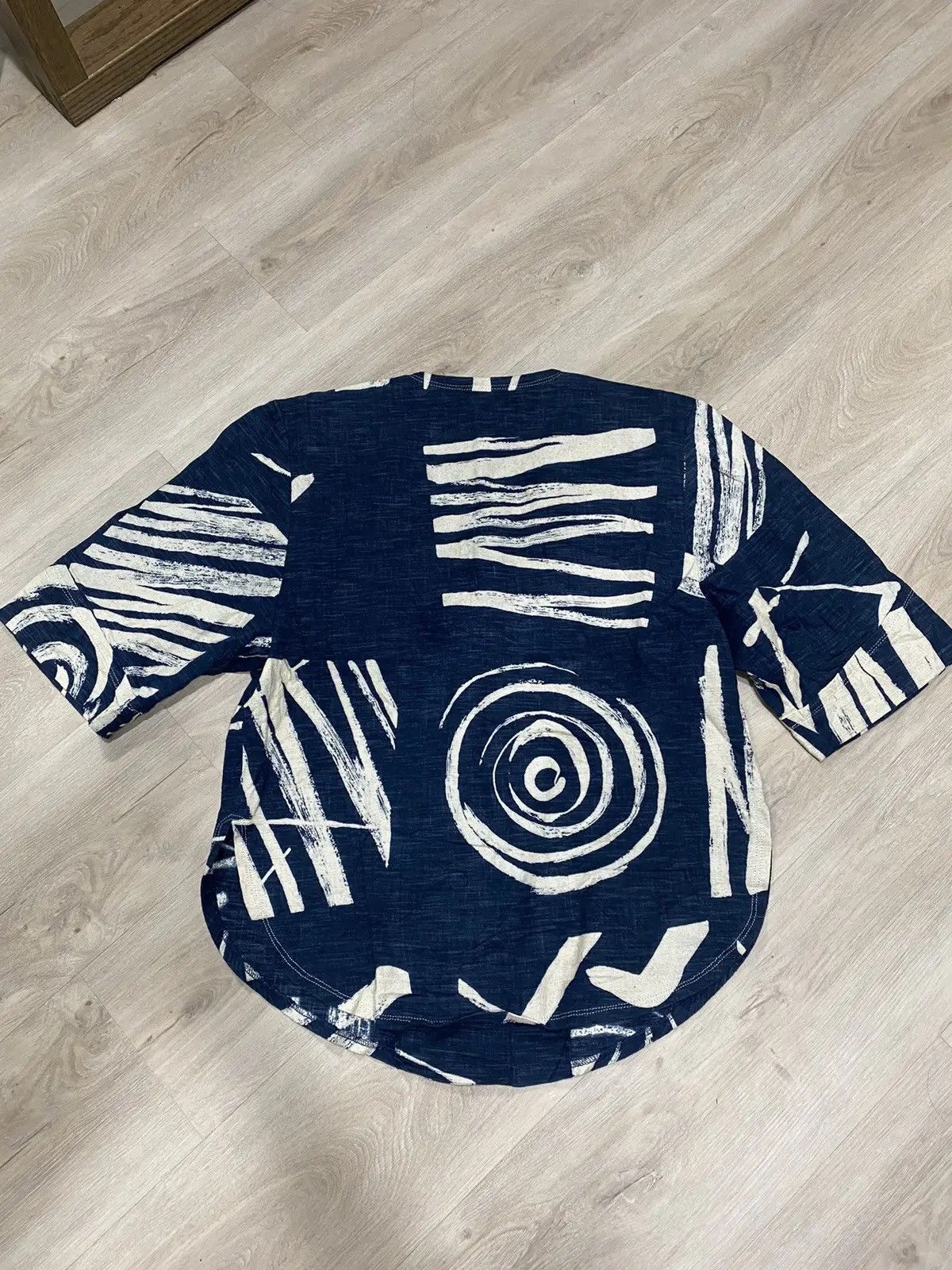Japanese Brand Jeans Abstract pattern style shirt Size S / US 4 / IT 40 - 2 Thumbnail