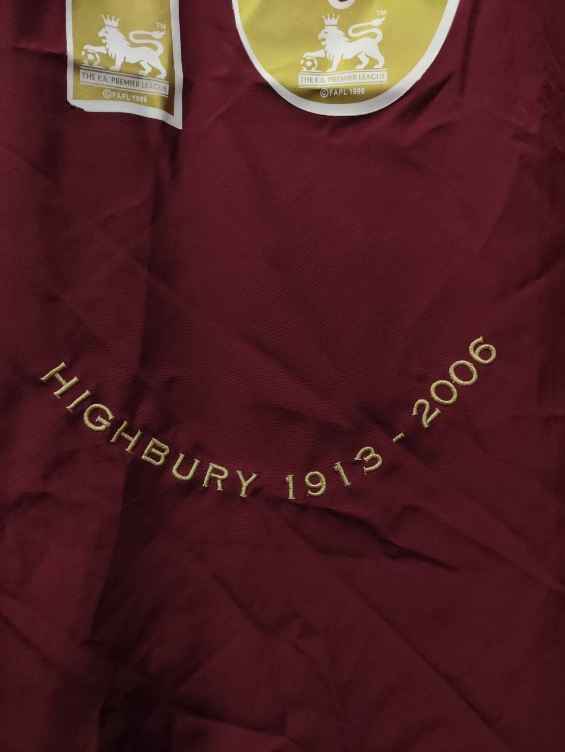 Nike Vtg 00's Arsenal Bergkamp No.10 " Farewell to Highbury " L/S Size US L / EU 52-54 / 3 - 13 Thumbnail