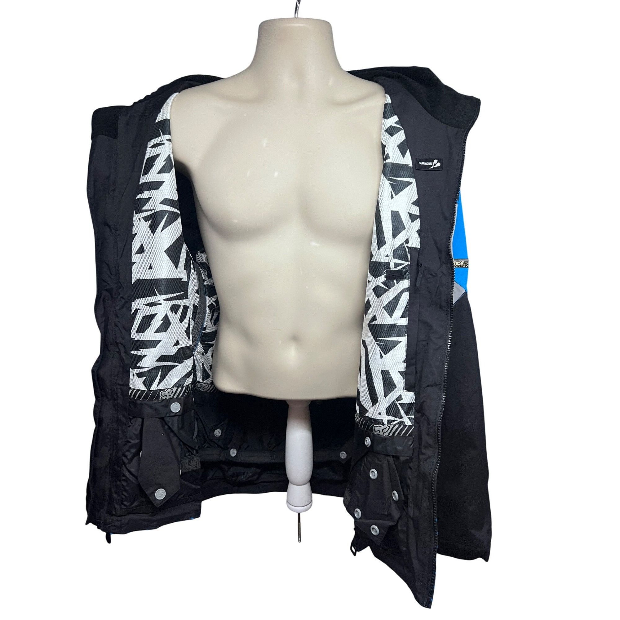 Fox Racing Fox Racing Tech FX 2 Series Mens Snowboard Ski Zip Up Hooded Size US L / EU 52-54 / 3 - 4 Thumbnail