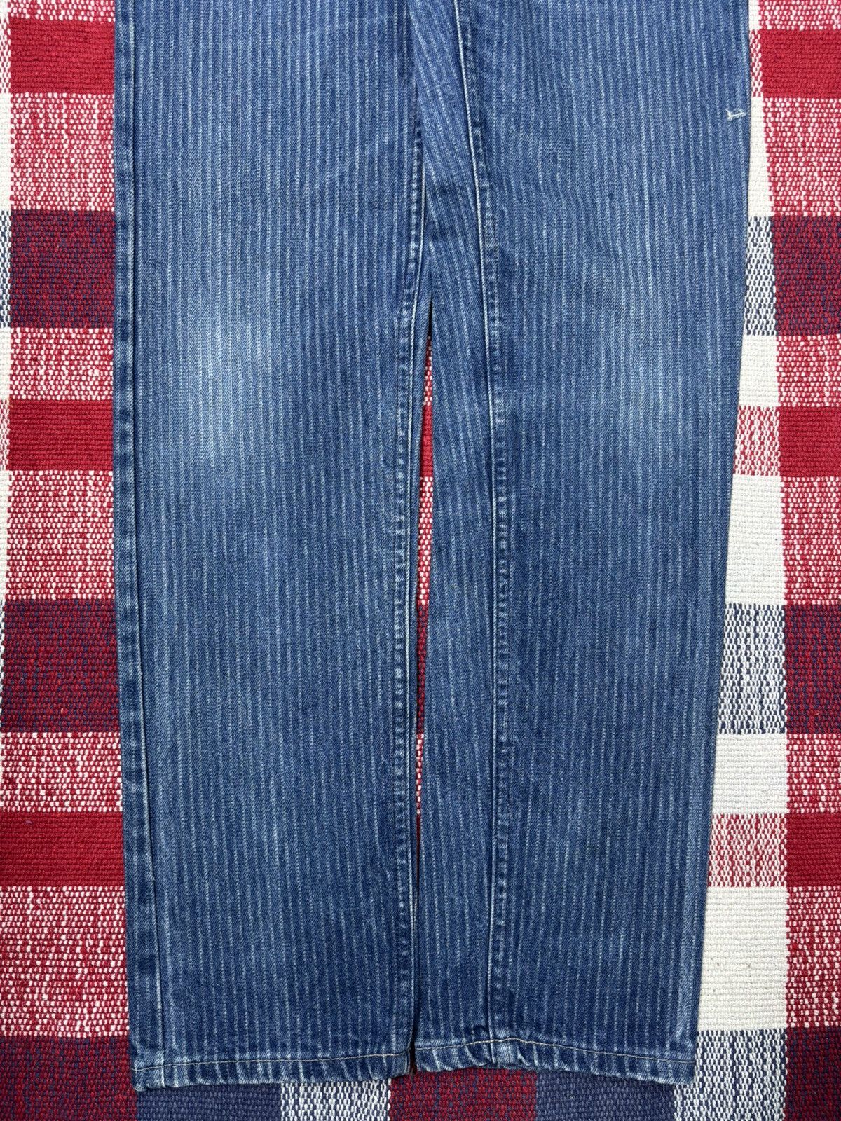 Lee Vintage 90s Lee Riders Striped Jeans W26 L44 OL7 Size US 26 / EU 42 - 4 Thumbnail