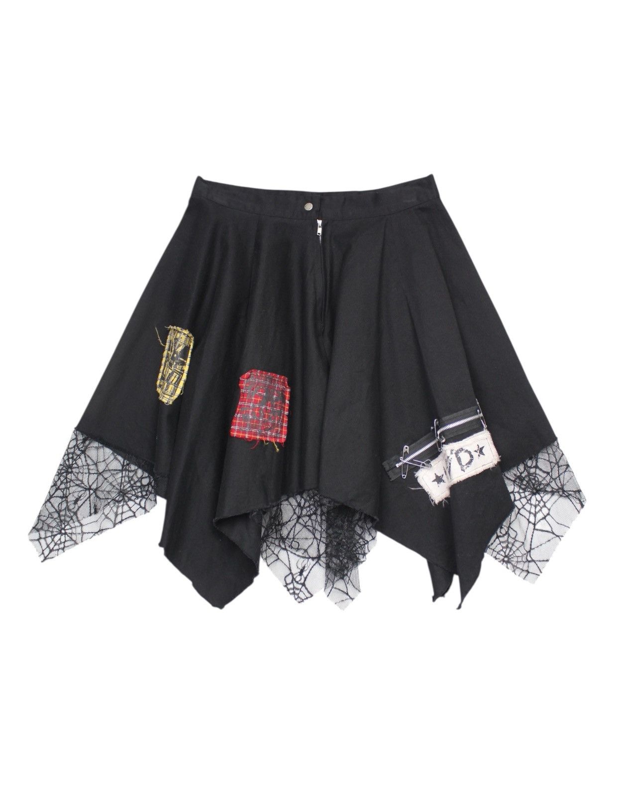 Hysteric Glamour 2000S MAD GIRL JAPAN ASYMMETRICAL PUNK MGB-4 SKIRT Size 28" / US 6 / IT 42 - 1 Thumbnail
