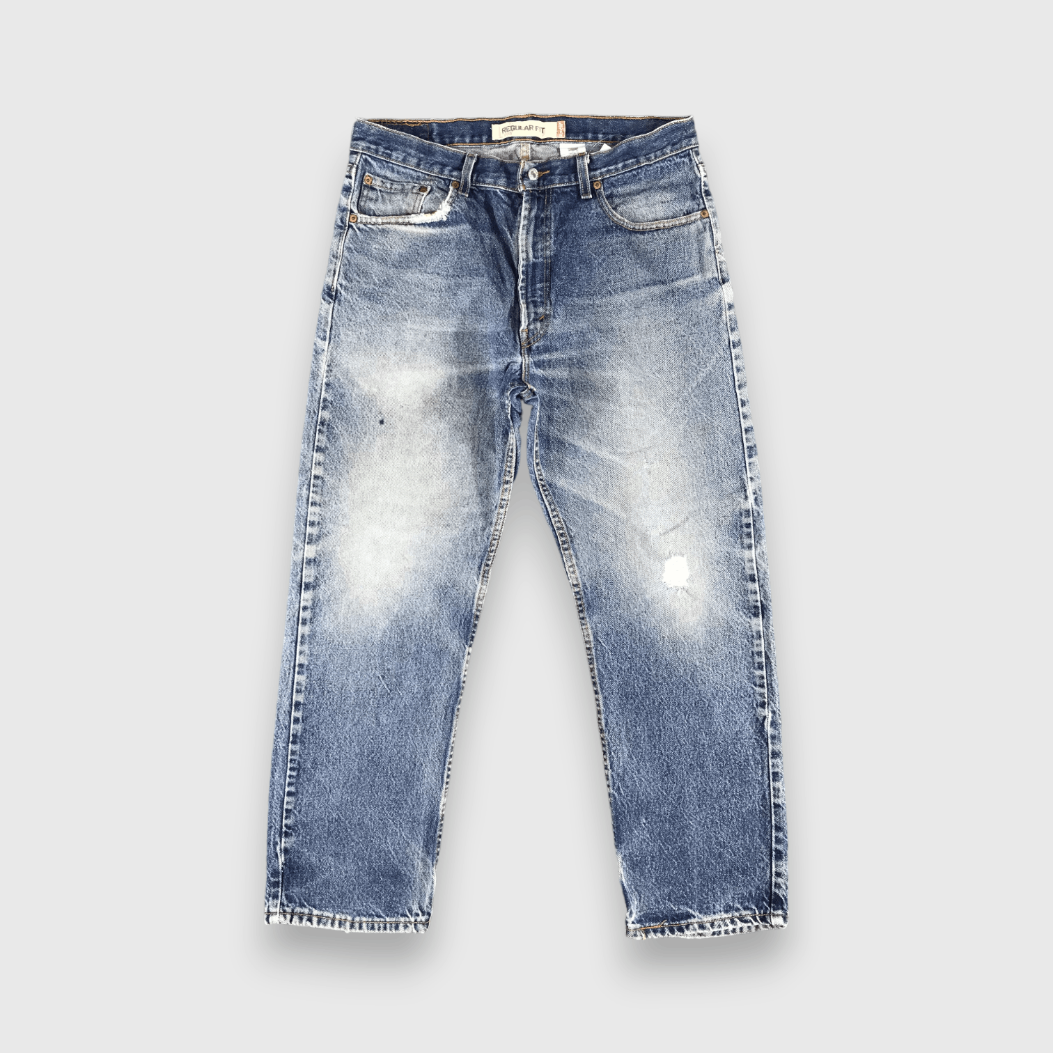 Vintage Blue Wash Levis 505 Jeans-J2275