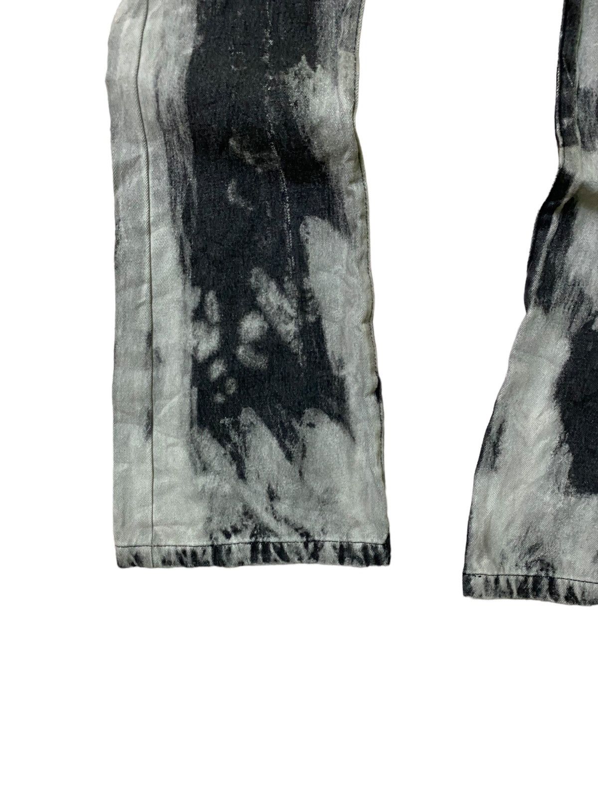 Hysteric Glamour FLARED G.O.C RICK OWENS STYLE ACID WASH DENIM Size US 28 / EU 44 - 9 Thumbnail