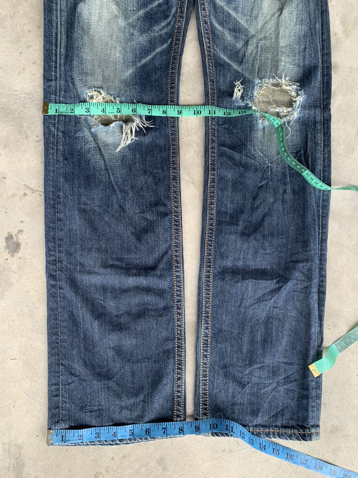 Edwin Distressed EDWIN XV nice faded. Size US 34 / EU 50 - 5 Thumbnail